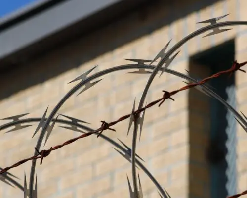 barbed wire