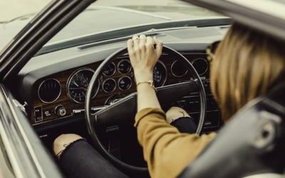woman driving