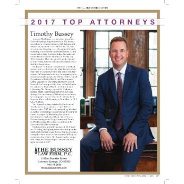 Timothy R. Bussey Named Top Attorney Once Again
